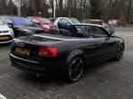 Audi A4 Cabriolet 3.0 V6 Pro Line LEDER/RS VELGEN/NIEUWSTAAT, Auto's, Audi, Gebruikt, Zwart, Cabriolet, 4 stoelen