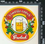 Sticker: Grolsch - Een goed glas Grolsch (2), Ophalen of Verzenden