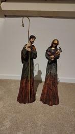 Grote kerst beelden (Jezus en Maria), Ophalen of Verzenden, Zo goed als nieuw