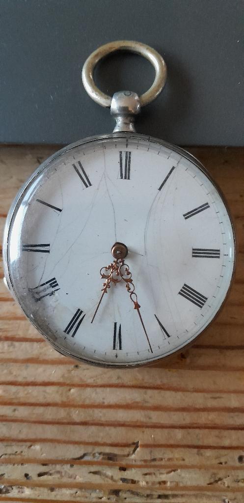 Antieke zakhorloge , werkt., Antiek en Kunst, Antiek | Klokken, Ophalen of Verzenden