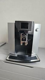 Jura E6 - Platin - refurbished - otc, 10 kopjes of meer, Ophalen of Verzenden, Afneembaar waterreservoir, Koffiebonen