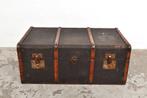 Vintage koffer hutkoffer jaren 30 kist opbergkist decoratief, Antiek en Kunst, Ophalen of Verzenden