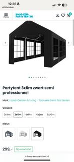Partytent, Ophalen, Opvouwbaar, Partytent, Minder dan 4 meter