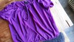Paarse blouse, korte mouw, maat S., Ophalen of Verzenden, Gedragen, Maat 36 (S), Paars