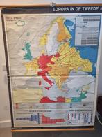 mooie schoolkaart over tweede wereld oorlog, Ophalen of Verzenden, Geschiedenis