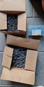 Set Draadnagels Plat / spijker Platkop, Doe-het-zelf en Verbouw, IJzerwaren en Bevestigingsmiddelen, Ophalen of Verzenden, Zo goed als nieuw