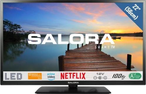 TV + BEUGEL VOOR CARAVAN 22 inch, Caravans en Kamperen, Caravan accessoires, Zo goed als nieuw, Ophalen