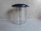 Tupperware Exclusieve Voorraadbus 1,2 Ltr. Indigo, Ophalen of Verzenden, Zo goed als nieuw, Blauw, Overige typen