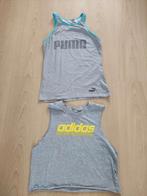 2x sport tops maat XS, Ophalen of Verzenden, Zo goed als nieuw, Maat 34 (XS) of kleiner, Blauw