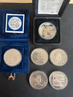 Aruba en Antillen  zilveren munten, Postzegels en Munten, Munten | Nederland, Setje, Koningin Beatrix, Zilver, Overige waardes