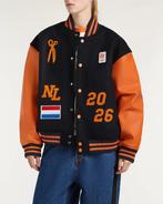 Denham TeamNL Varsity Jacket, Maat 52/54 (L), Oranje, Ophalen of Verzenden, Zo goed als nieuw