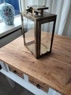 Mooie messing windlicht / lantaarn, Bruin, Ophalen of Verzenden, Zo goed als nieuw, Metaal