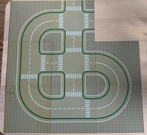 LEGO wegenplaten – 8 stuks, lichtgrijs, Kinderen en Baby's, Speelgoed | Duplo en Lego, Gebruikt, Lego, Ophalen of Verzenden