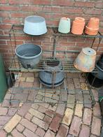 Plantenrek ijzer vintage, Ophalen, Gebruikt, 100 cm of meer, Metaal