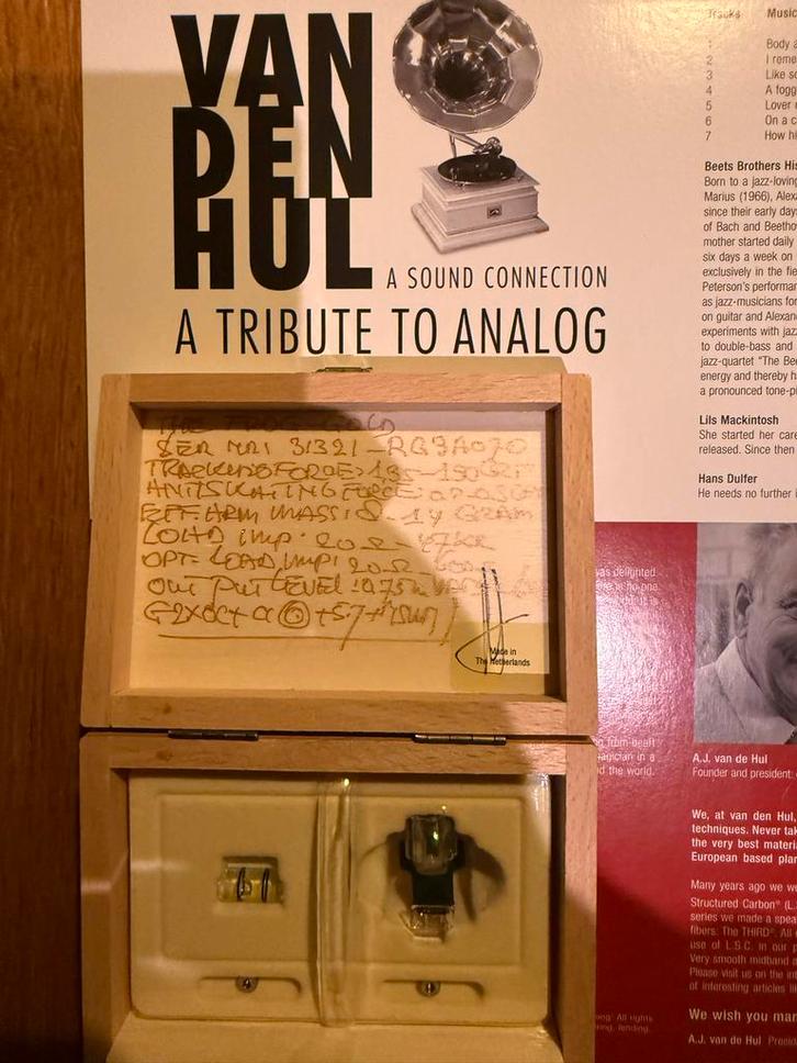 Van den Hul The Frog Gold MC Element - High End, Audio, Tv en Foto, Platenspelers, Zo goed als nieuw, Platenspeler-onderdeel, Overige merken