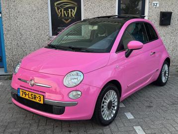 Fiat 500 1.2 Rosa AUT OPEN-PANORAMA CLIMA (bj 2010) beschikbaar voor biedingen
