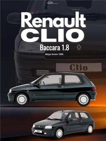 Aankondiging oktober Ottomobile Renault Clio Baccara 1:18 beschikbaar voor biedingen