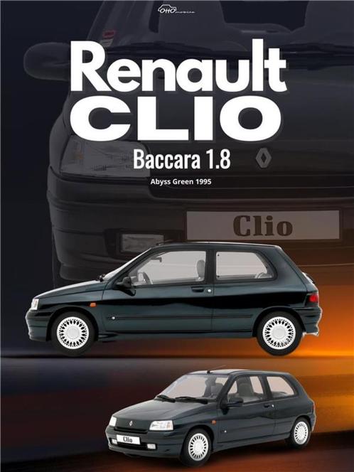 Aankondiging oktober Ottomobile Renault Clio Baccara 1:18, Hobby en Vrije tijd, Modelauto's | 1:18, Nieuw, Auto, OttOMobile, Ophalen of Verzenden