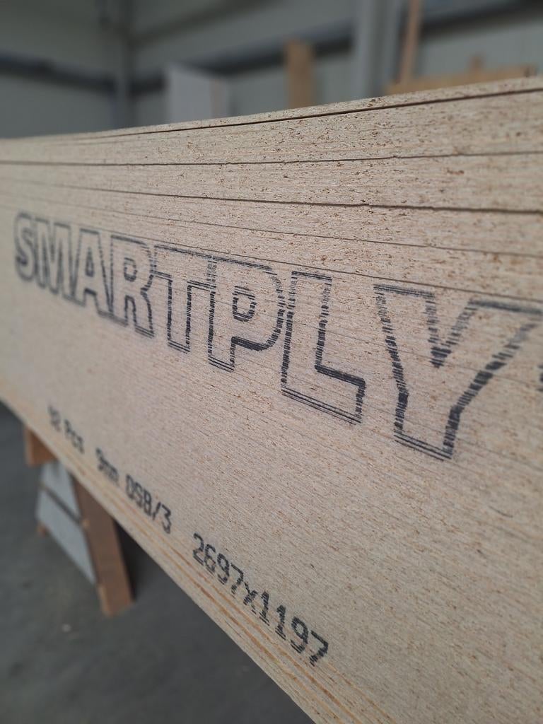 Nieuwe 8 mm osb Smartply 1200x2440 € 6,00 per plaat !!, Ophalen, 30 cm of meer, Overige typen, Nieuw