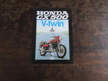 Honda CX500 V-TWIN brochure folder origineel