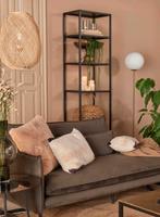 Lifestyle Arizona kast met vakken in metaal zwart, Ophalen, Gebruikt