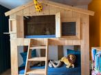 Dutchwood Huis Stapelbed (incl. kindermatrassen), Kinderen en Baby's, Kinderkamer | Stapelbedden en Hoogslapers, Ophalen, Gebruikt