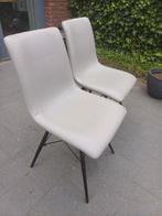 6 grijze eetkamerstoelen van Xooon, Ophalen, Kunststof, Gebruikt, Grijs