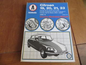 Autobooks workshop manual Citroen DS, Citroen ID 1966-1975 beschikbaar voor biedingen