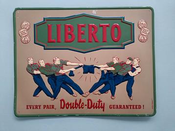 Liberto jeans reclame bord. beschikbaar voor biedingen