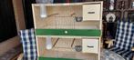 2 heesakkers kunstof broedkooien met broedblokken, Dieren en Toebehoren, Vogels | Hokken en Kooien, Ophalen, Gebruikt, Kunststof