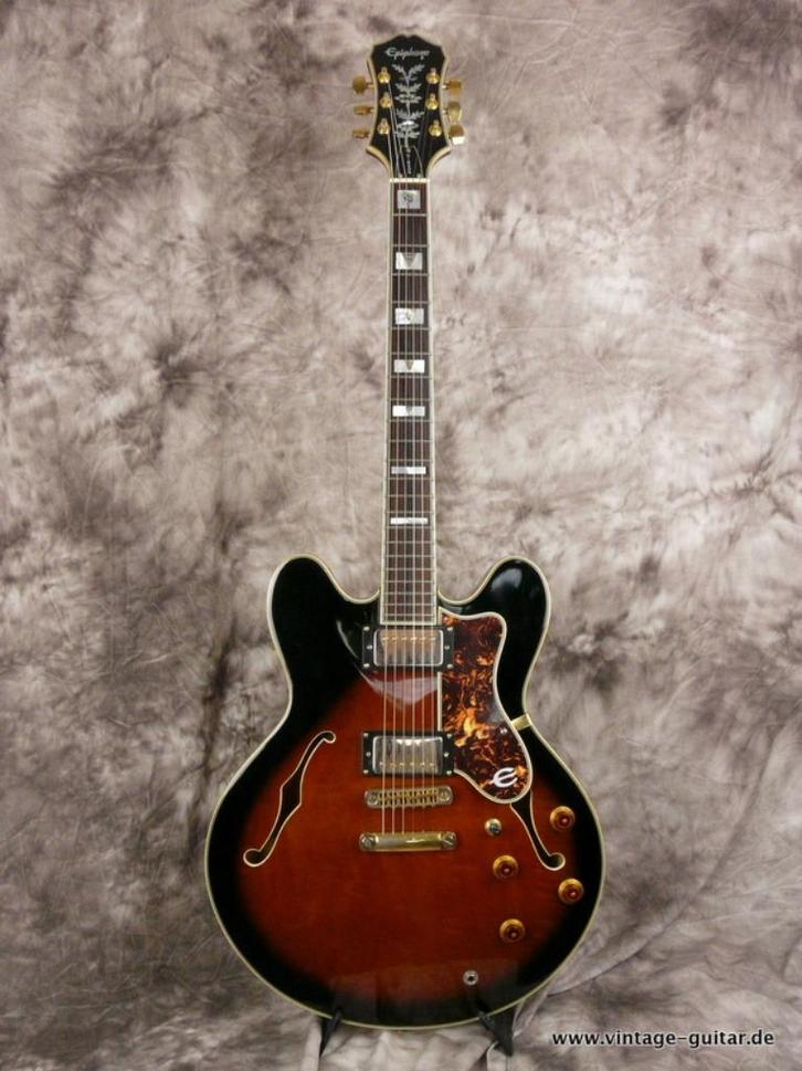 Gibson epiphone sheraton (1993) Korea Samick Factory, Muziek en Instrumenten, Snaarinstrumenten | Gitaren | Elektrisch, Zo goed als nieuw