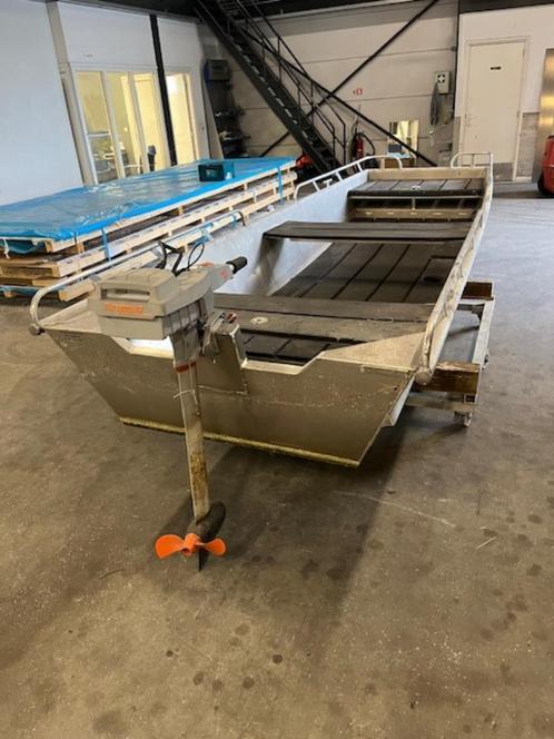 Voorraad, Jon 415 compleet met Torqeedo of Mercury, Watersport en Boten, Motorboten en Motorjachten, Gebruikt, Aluminium, Tot 6 meter
