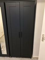 BRIMNES IKEA kast - zwart - 78x190cm, Huis en Inrichting, Ophalen, Overige materialen, 50 tot 100 cm, Zo goed als nieuw