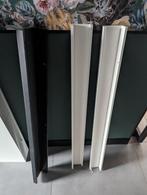 Ikea  MOSSLANDA Schilderijenplank 2witte 1 zwarte 115cm, Gebruikt, Ophalen