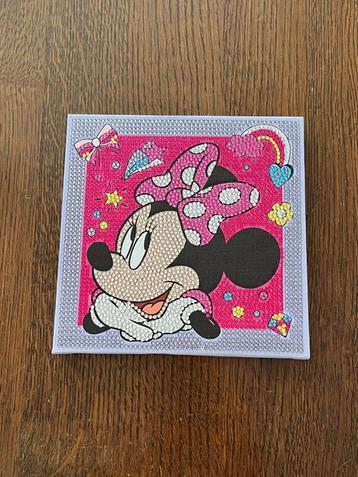 Mini Mouse op canvas (diamond painting) beschikbaar voor biedingen