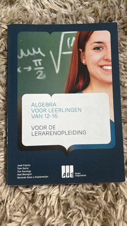 Algebra voor leerlingen van 12-16 voor de lerarenopleiding, Boeken, Studieboeken en Cursussen, Gelezen, HBO, Beta, Ophalen of Verzenden