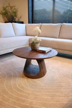 Salontafel Mangohout Ø70 | Walnoot bruin, Nieuw, Ophalen of Verzenden, X, X