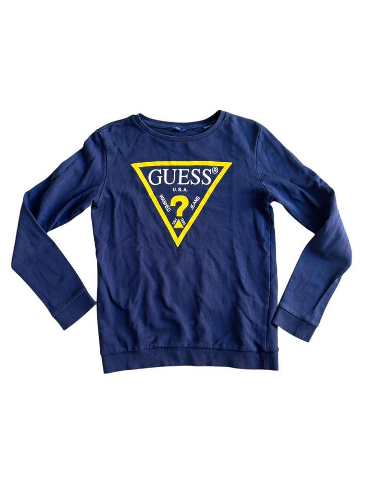 Guess kinder sweater maat 16 – navy blauw, Kinderen en Baby's, Kinderkleding | Maat 170, Gebruikt, Jongen, Trui of Vest, Ophalen of Verzenden