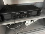 2x 500W speakers met versterker, Ophalen, Gebruikt, 500 tot 1000 watt, P.A.