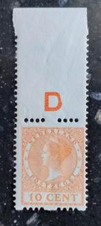 POSTZEGEL NEDERLAND 10 CENT 1925 HOEKROLTANDING MET TAB, Postzegels en Munten, Postzegels | Nederland, Verzenden, T/m 1940, Postfris