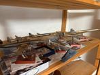 Atlas - Diecast verzilverde Vliegtuigmodellen 7 stuks, Hobby en Vrije tijd, Modelbouw | Vliegtuigen en Helikopters, Overige merken