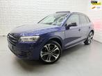 Audi Q5 2.0 TFSI quattro 3x S LINE PANO VIRTUAL ACC CAM LEER, Auto's, Automaat, Gebruikt, 4 cilinders, Blauw
