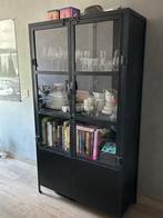 Industriële vitrinekast - apothekerskast / metaal, Ophalen, 100 tot 150 cm, 200 cm of meer, Glas