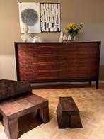 Dressoir, highboard, palisander,vitage,retro, Huis en Inrichting, Kasten | Dressoirs, Zo goed als nieuw, 200 cm of meer, 25 tot 50 cm