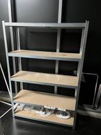 Stellingkast metaal en hout, Ophalen, Gebruikt