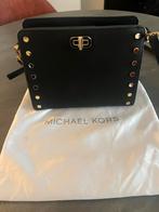 Mickeal Kors- Schoudertas Zwart met Goud, Sieraden, Tassen en Uiterlijk, Tassen | Damestassen, Ophalen, Zo goed als nieuw, Zwart