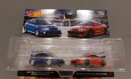 Hot Wheels Premium 2-pack Mitsubishi, Hobby en Vrije tijd, Modelauto's | Overige schalen, Nieuw, Auto, Ophalen of Verzenden