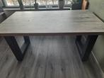 Eettafel 4 tot 6 personen.Grey washed., Huis en Inrichting, Ophalen, Gebruikt, 50 tot 100 cm, Vijf personen of meer