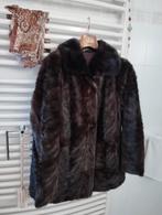 Bontjas kleur donker bruin, Kleding | Dames, Ophalen of Verzenden, Zo goed als nieuw, Maat 42/44 (L), Bruin