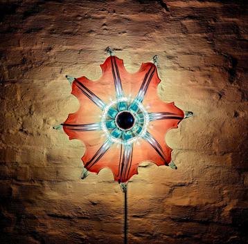 Vintage Murano glazen wandlamp. beschikbaar voor biedingen